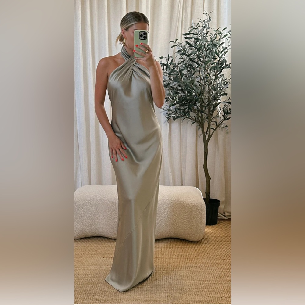Jasmine Halter Maxi Dress